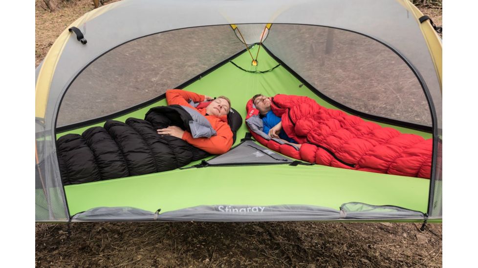 Klymit CampSaver KSB 20 Down Sleeping Bag, Green, 13KBGRCSC