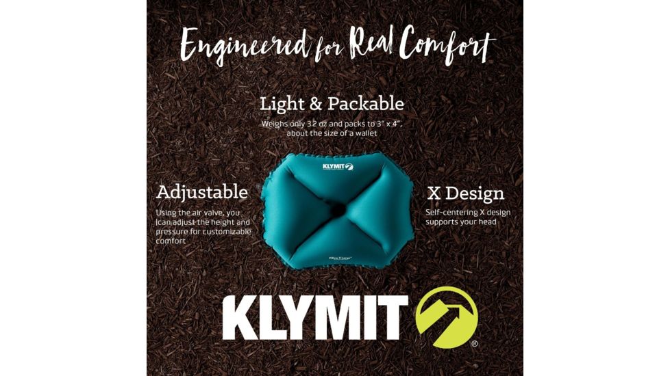 Klymit Campsaver X Pillow, Blue