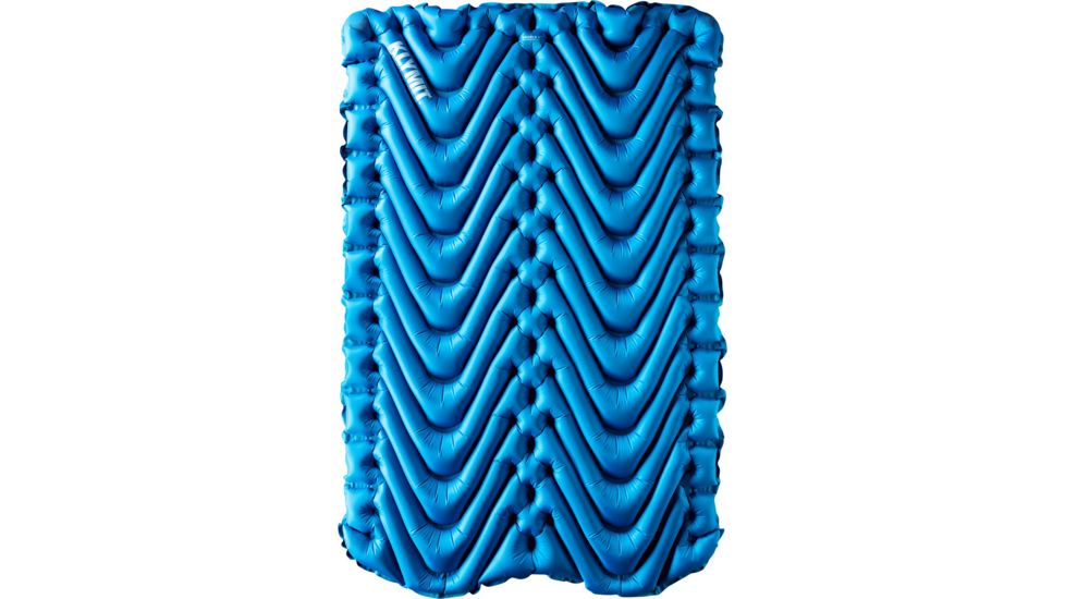 Klymit Double V Sleeping Pad, Blue, 06DVBL02E