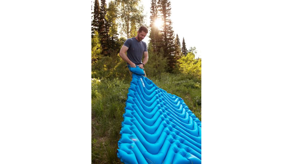 Klymit Double V Sleeping Pad-Blue
