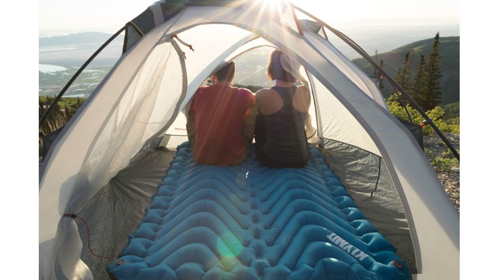 Klymit Double V Sleeping Pad-Blue