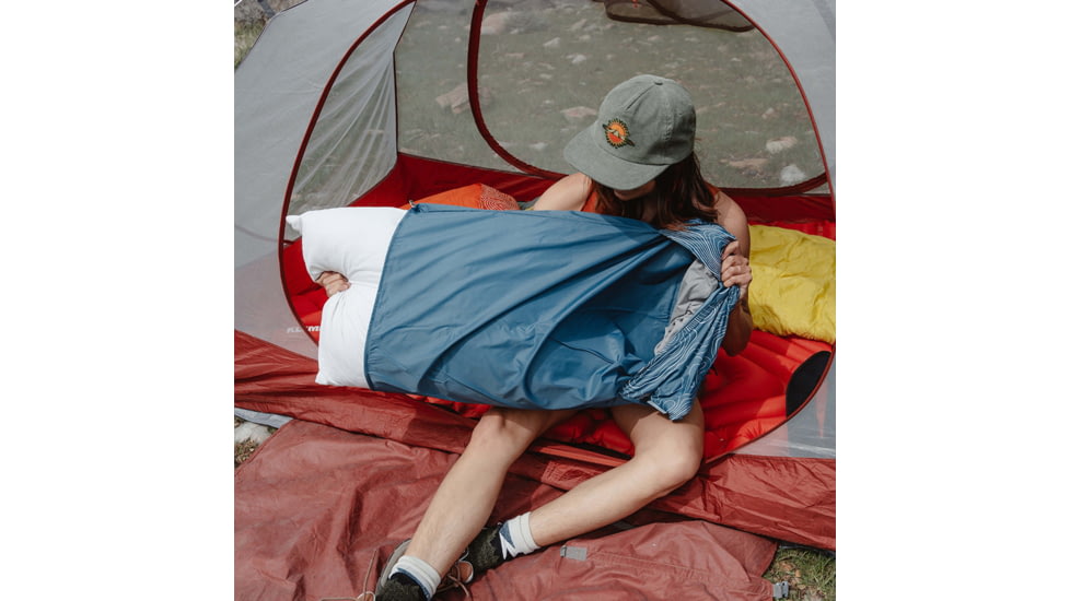 Klymit Drift Pillow Case Queen, Blue, Large, 12DQBL01E