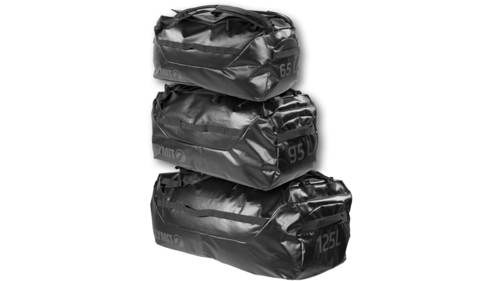 Klymit Gear Duffel 65L Bag, Black, Regular, 12GDBK65D