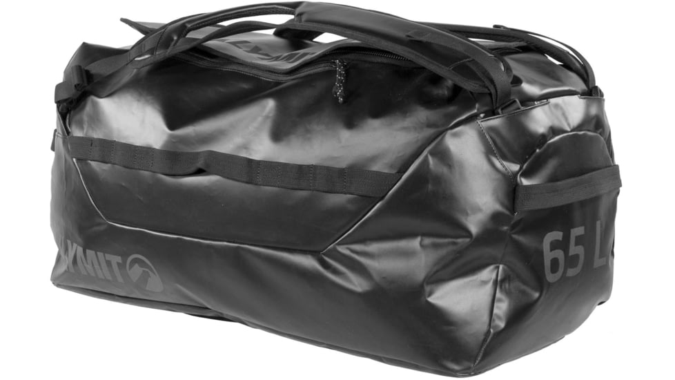 Klymit Gear Duffel 65L Bag, Black, Regular, 12GDBK65D