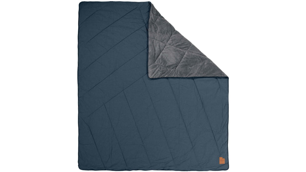 Klymit Homestead Cabin Comforter 2 Person Blanket, Blue, Large, 13HCBL01D