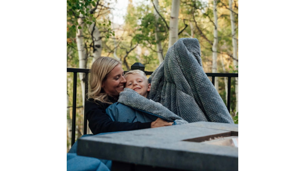 Klymit Homestead Cabin Comforter Blanket, Blue, Regular, 13HCBL01C