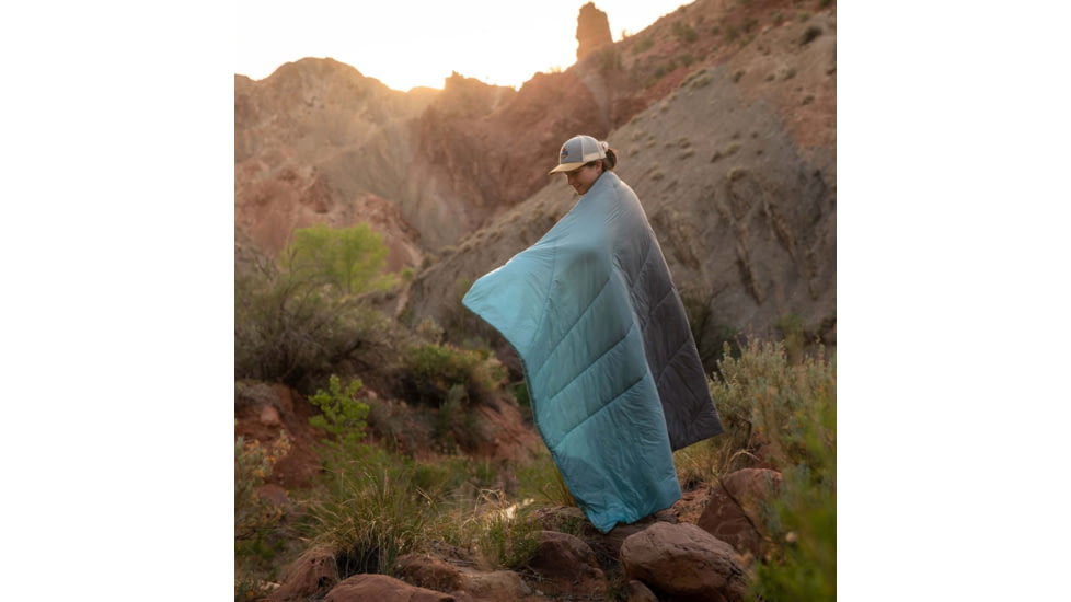Klymit Horizon Backpacking Blanket, Blue, 13HBBL01C