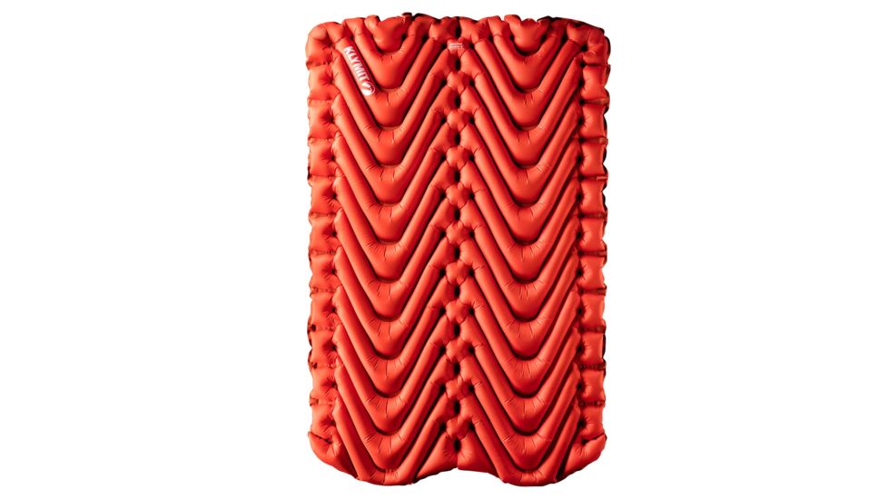 Klymit Insulated Double V Sleeping Pad, Orange, 06IDOR02E