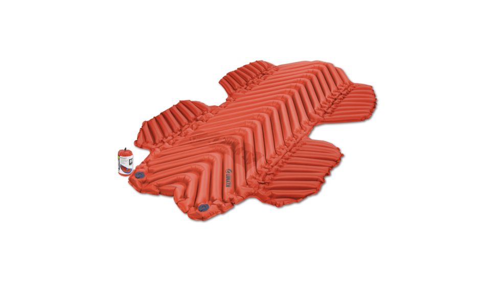Klymit Insulated Hammock V Sleeping Pad, Red/Char Black, Large, 06IHRD01D