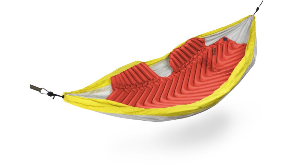 Klymit Insulated Hammock V Sleeping Pad, Red/Char Black, Large, 06IHRD01D