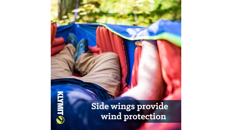 Klymit Insulated Hammock V Sleeping Pad, Red, Large, 06IHRD02D