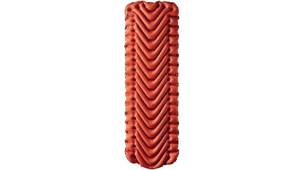 Klymit Insulated Static V Sleeping Pad, Orange, Regular, 06IVOR02C