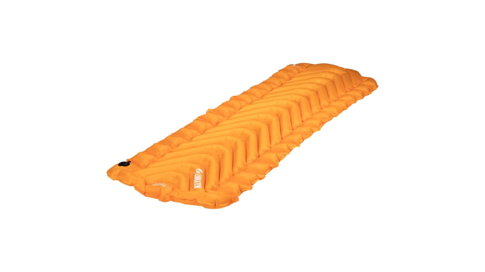 Klymit Insulated Static V Sleeping Pad, Safron, Regular, 1409834
