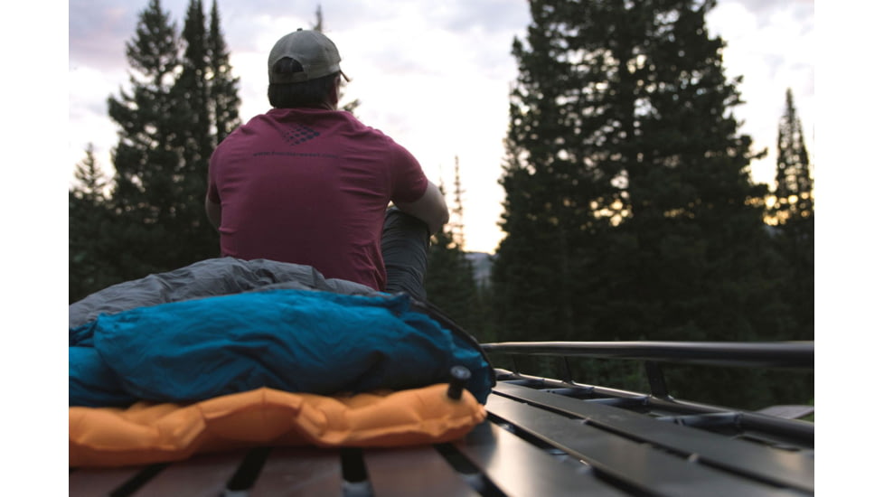 Klymit Insulated Static V Ultralite Sleeping Pad, Orange, Regular, 06IUOR02C