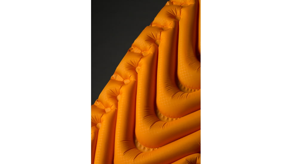 Klymit Insulated Static V Ultralite Sleeping Pad, Orange, Regular, 06IUOR02C