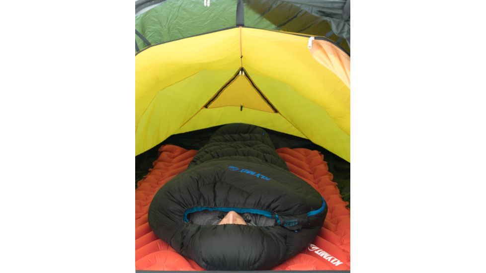 Klymit KSB 20 Degree Oversized Down Sleeping Bag, Black, Large 13KBBK01D