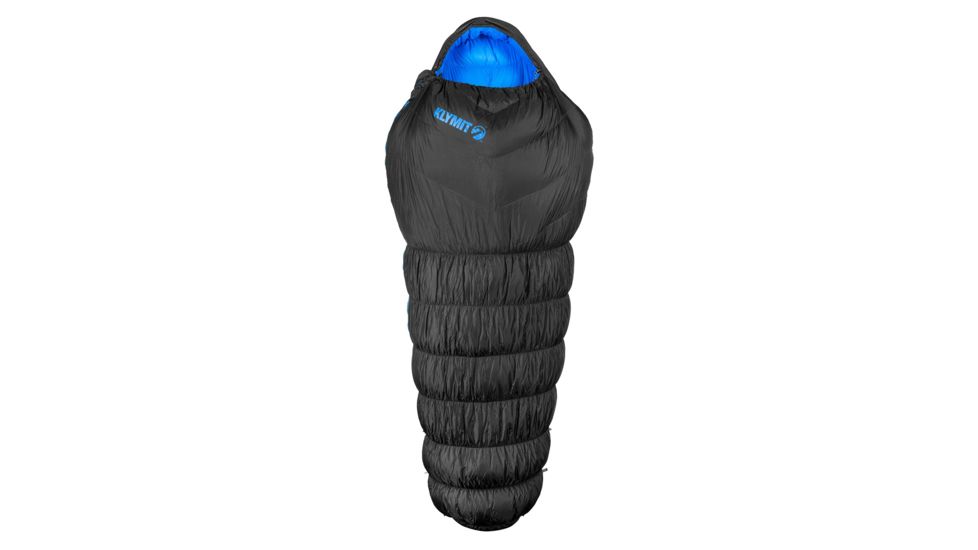 Klymit KSB 20 Degree Oversized Down Sleeping Bag, Black, Large 13KBBK01D