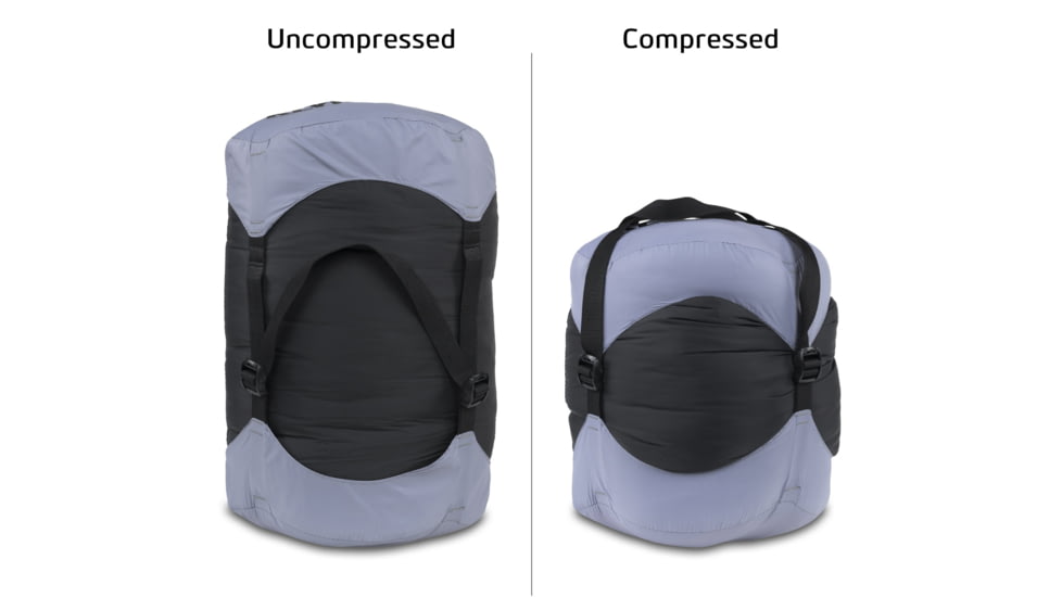 Klymit KSB Compression Sack Sleeping Bag, Grey, Large, 13CSGY01D