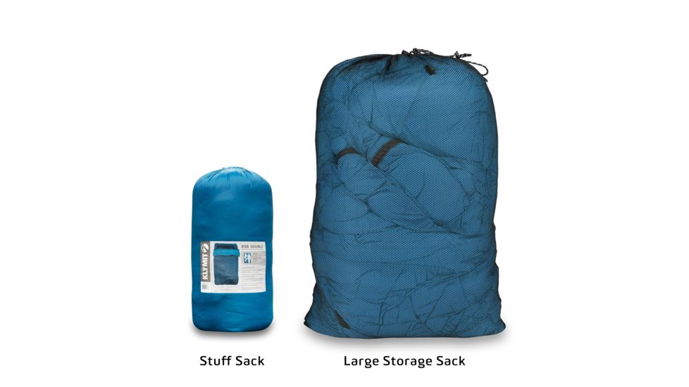 Klymit KSB Double Down Sleeping Bag, Teal, DB, 13KDBL30E