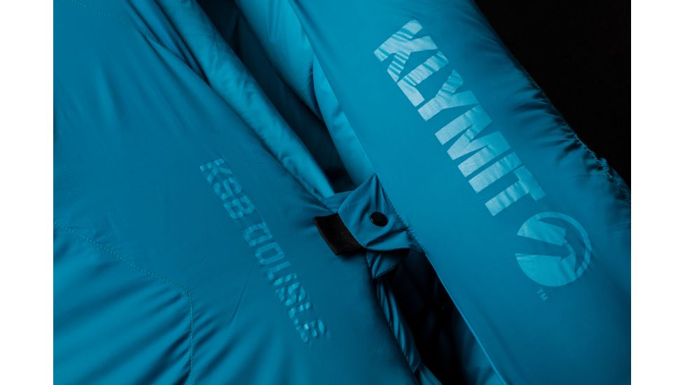 Klymit KSB Double Down Sleeping Bag, Teal, DB, 13KDBL30E