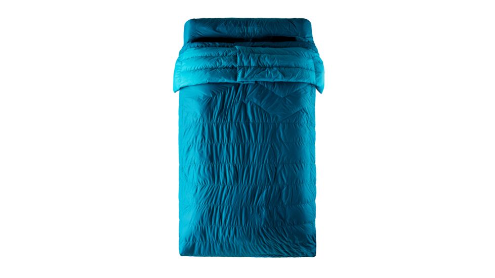 Klymit KSB Double Down Sleeping Bag, Teal, DB, 13KDBL30E
