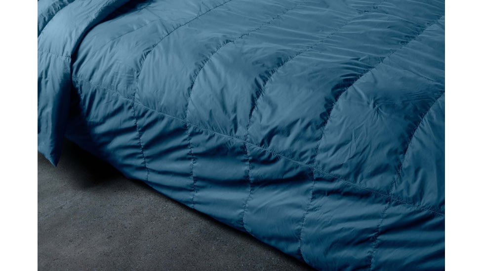 Klymit KSB Double Synthetic Sleeping Bag, 30 Degrees, Blue, 13CDBL30E