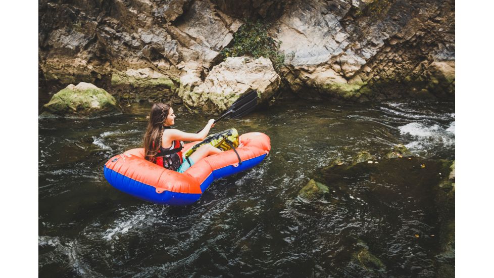 Klymit LiteWater Dinghy Packraft-Sea Blue/Fire Orange