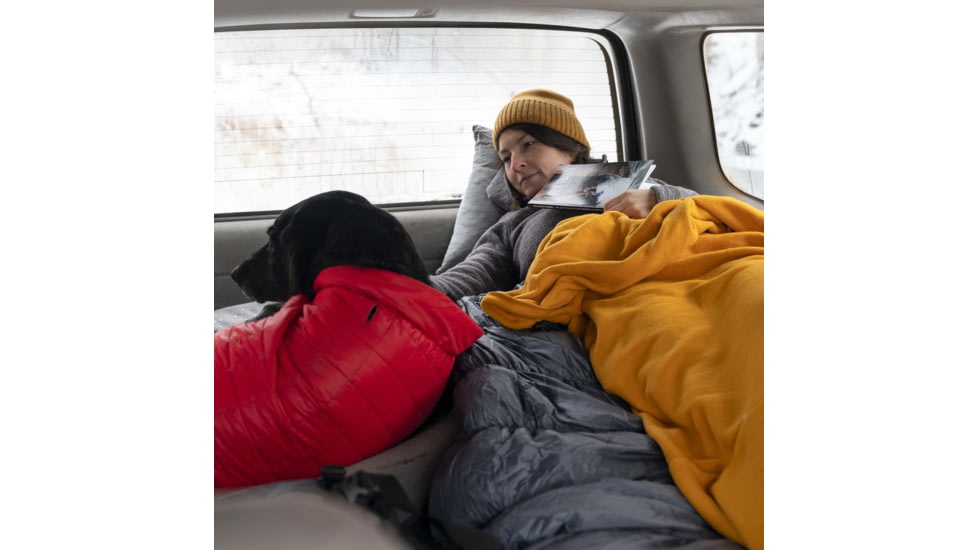 Klymit Nest Cold Weather Sleeping Bag Liner, Orange, Large, 13NCOR01C