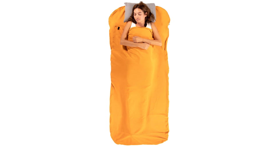 Klymit Nest Cold Weather Sleeping Bag Liner, Orange, Large, 13NCOR01C