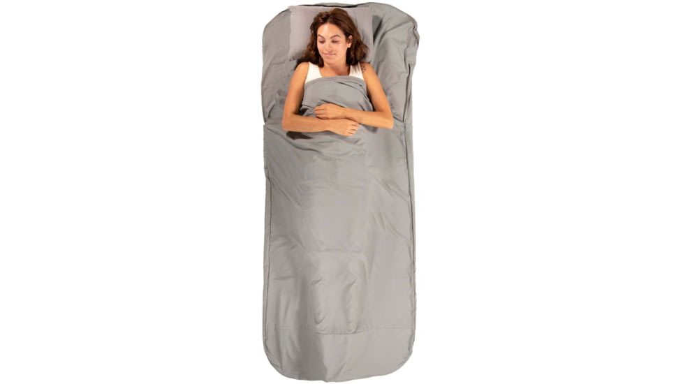 Klymit Nest Sleeping Bag Liner, Grey, Large, 13NEGY01C
