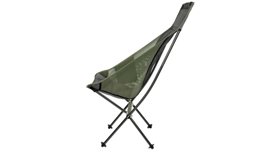 Klymit Ridgeline Camp Chair, Grey, Regular, 12RLGY01C