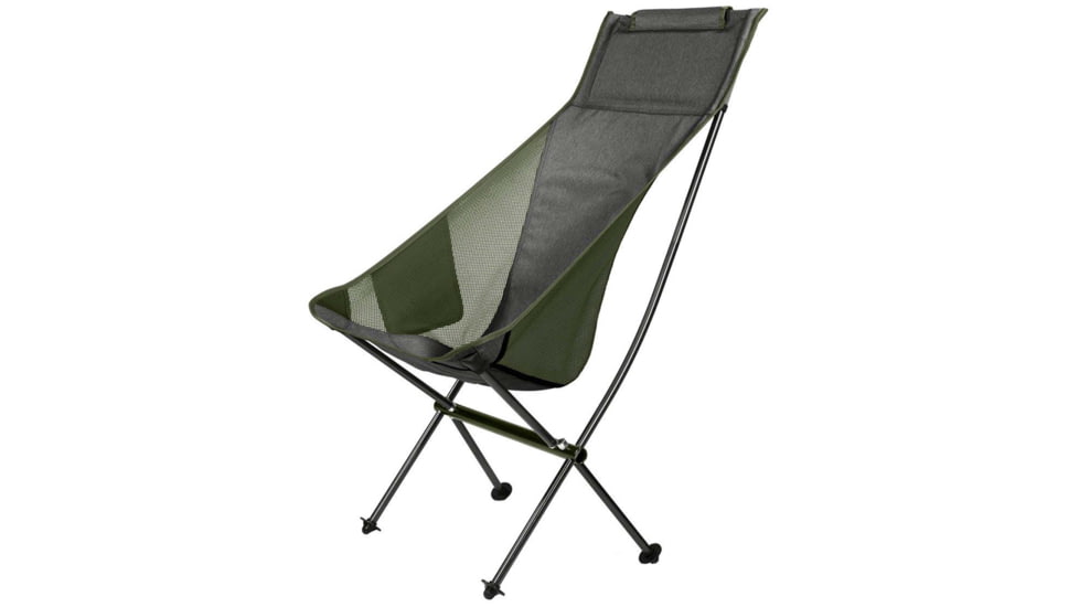 Klymit Ridgeline Camp Chair, Grey, Regular, 12RLGY01C