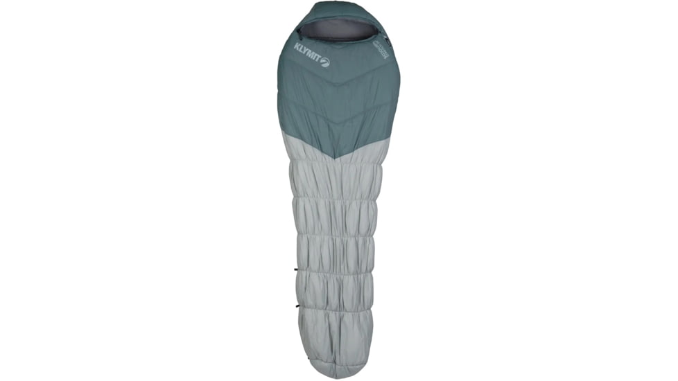 Klymit Sojourn Stretch 20 Sleeping Bag, Gray/Blue, 1409838