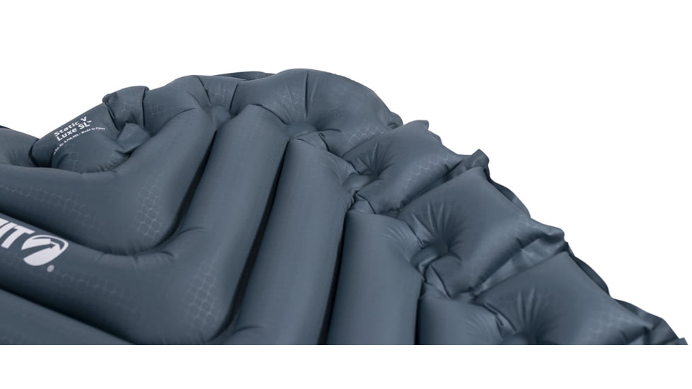 Klymit Static V Luxe SL Sleeping Pad, Blue, Extra Large, 06LLBL02D