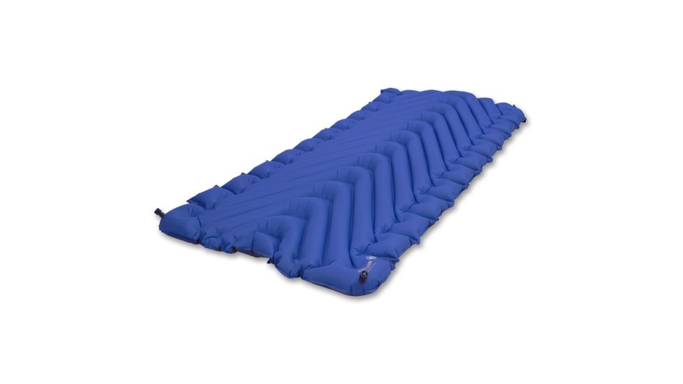 Klymit Static V Luxe Sleeping Pad, Blue, 06LXBLGMD