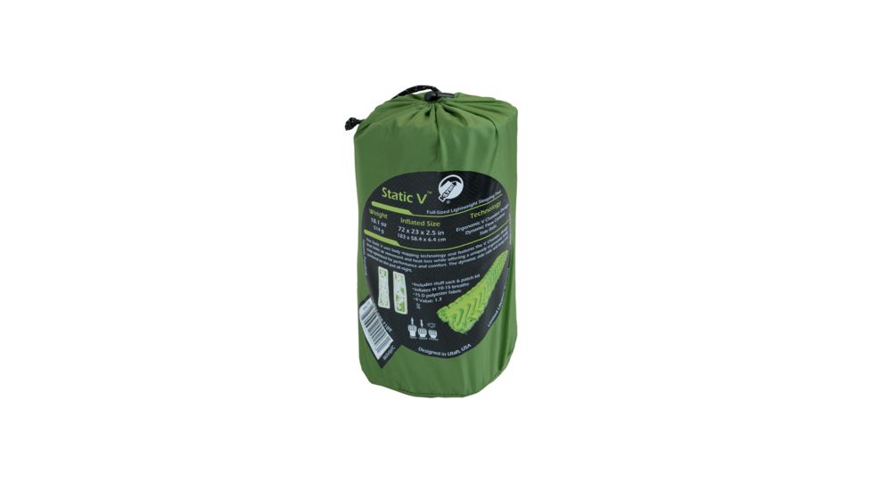 Klymit Static V Sleeping Pad-Apple Green