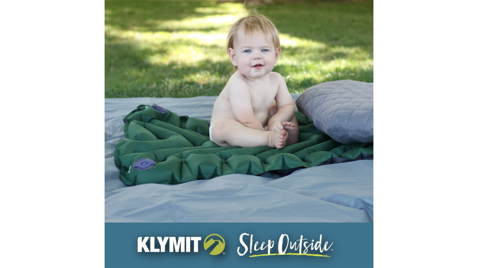 Klymit Static V Sleeping Pad, Forest Green, Short, 06SJGR02A