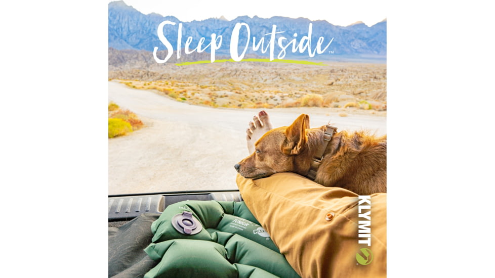 Klymit Static V Sleeping Pad, Forest Green, Short, 06SJGR02A