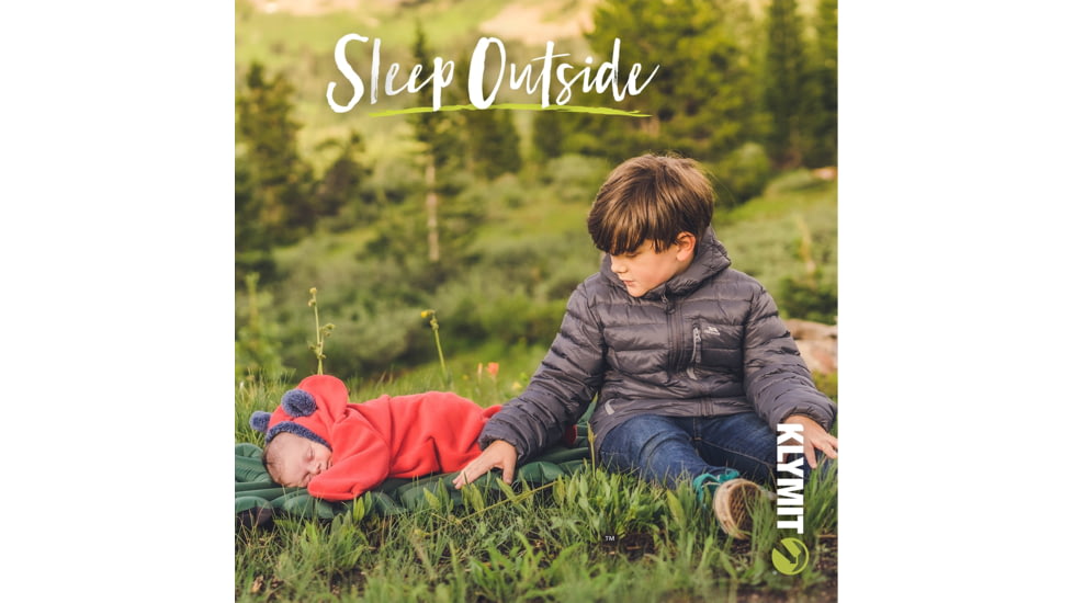 Klymit Static V Sleeping Pad, Forest Green, Short, 06SJGR02A