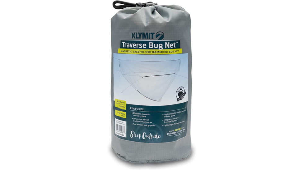 Klymit Traverse Bug Net, Grey, 09TBGY01C