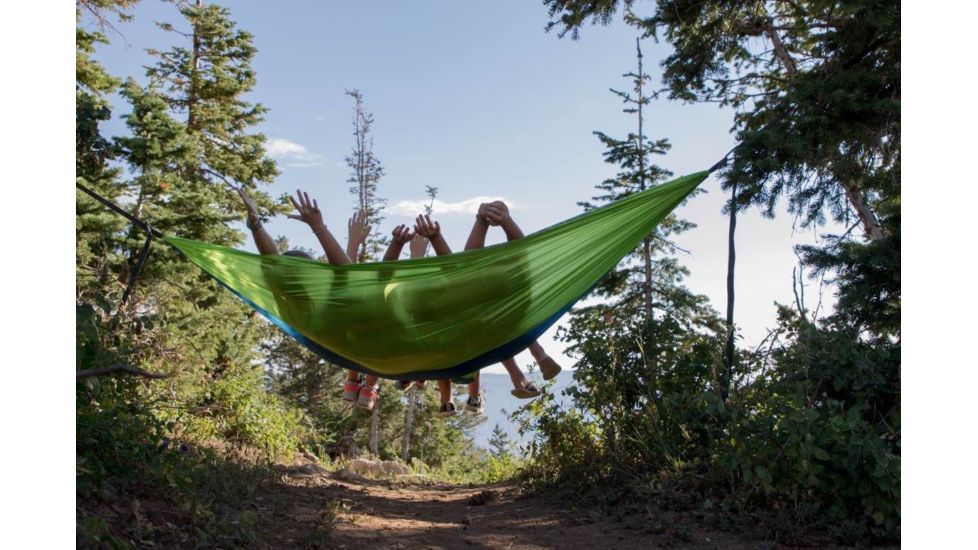 Klymit Traverse Hammock with Straps, Blue/Green, Double 09HMBL01C