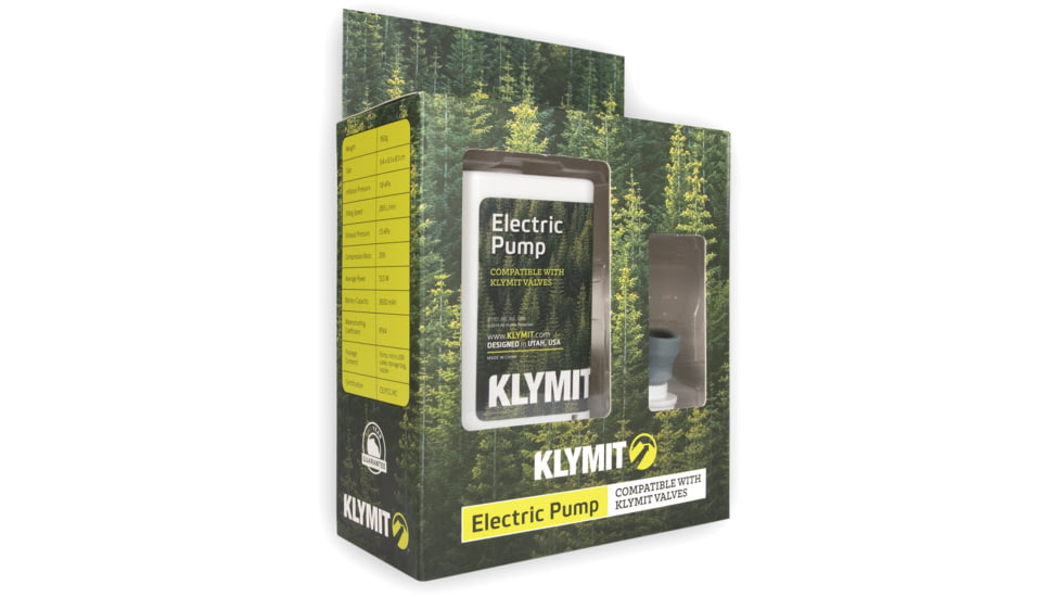 Klymit USB Rechargeable Pump, White, 03EPGY01A