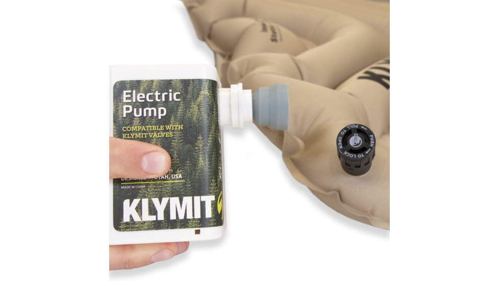 Klymit USB Rechargeable Pump, White, 03EPGY01A