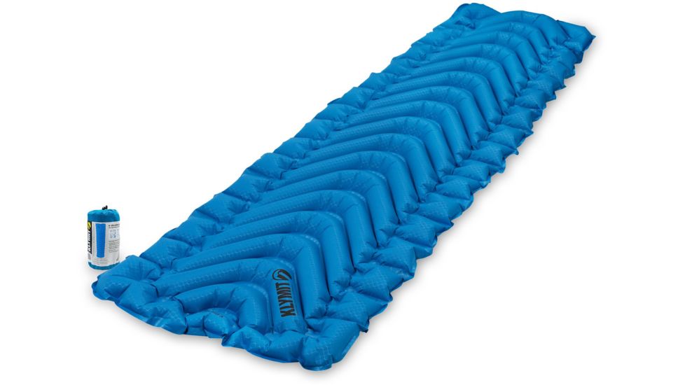 Klymit V Ultralite SL Sleeping Pad, Blue, Regular, 06SUBL02C