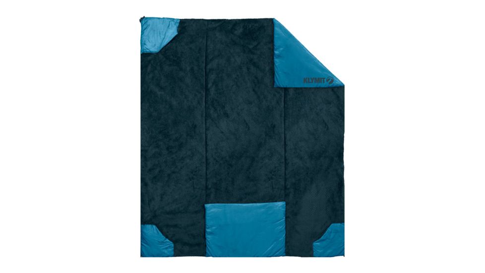 Klymit Versa Luxe Camping Blanket, Blue, Regular 13VLBL01C