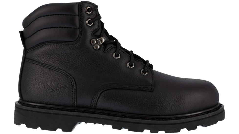 Knapp Backhoe Work Boots - Mens, Black, 9US, Width, IA5025-Black-9-Mens-W