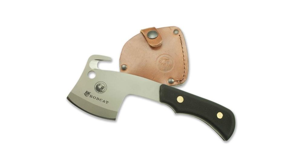 Knives of Alaska Bobcat D2 Mini-Hatchet, Black 00960FG