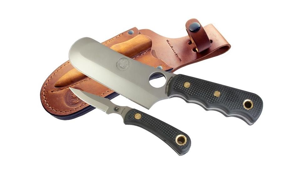 Knives of Alaska Brown Bear Cub Combo Suregrip Handle Knives, Black 00003FG