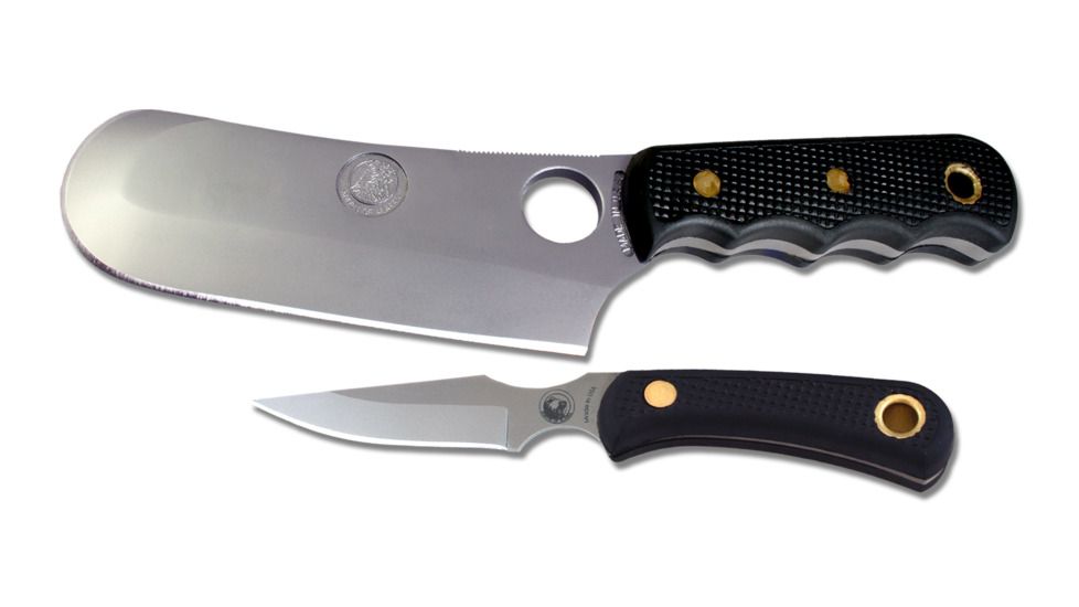 Knives of Alaska Brown Bear Cub Combo Suregrip Handle Knives, Black, 00003FG