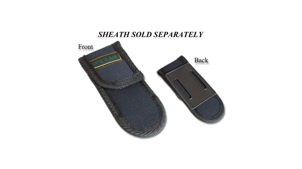 Knives of Alaska Featherlight Bird D2 Trout Suregrip Handle, Black, 00904FG